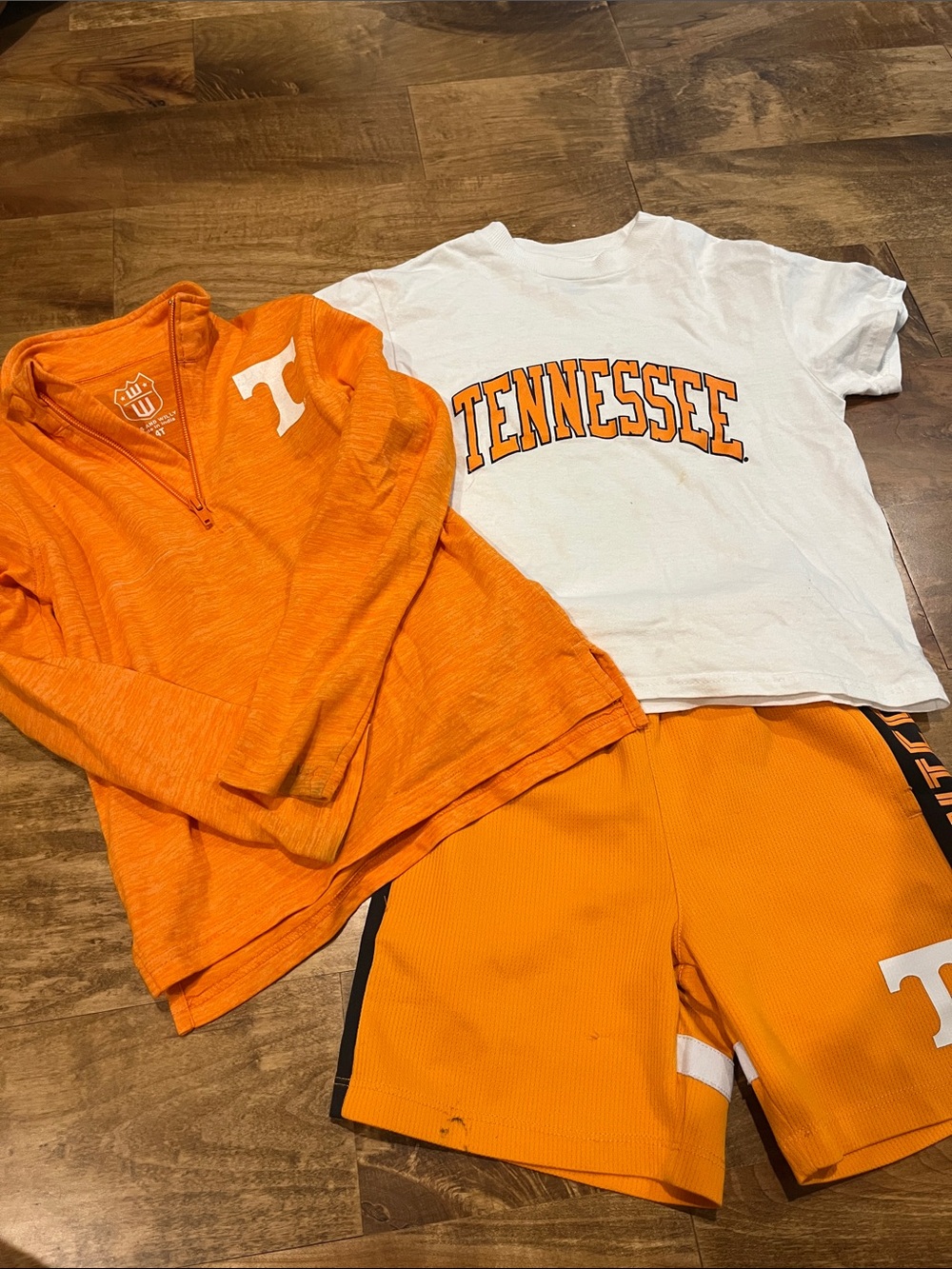 Lands' End Kids Tennessee Orange and White 3-Piece Athletic Set
